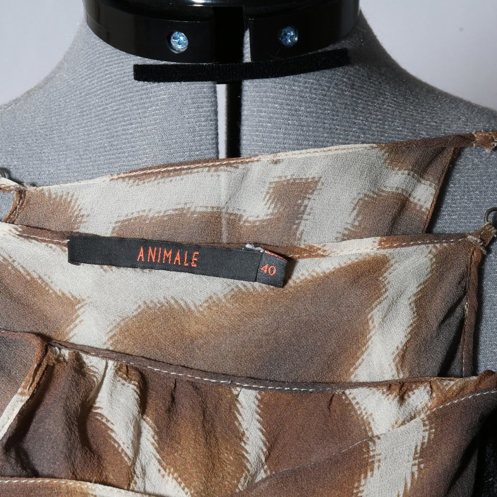 Silk-Chiffon Lace Giraffe Camisole - Picture 2 of 5